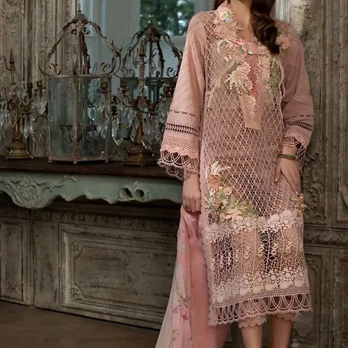 Sobia Nazir Luxury Lawn Collection Hit Code 7B Pink