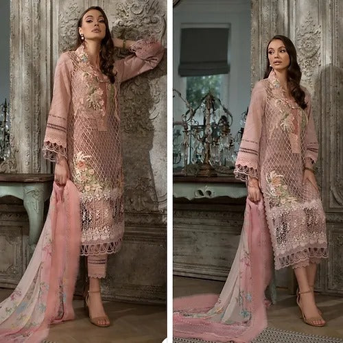 Sobia Nazir Luxury Lawn Collection Hit Code 7B Pink